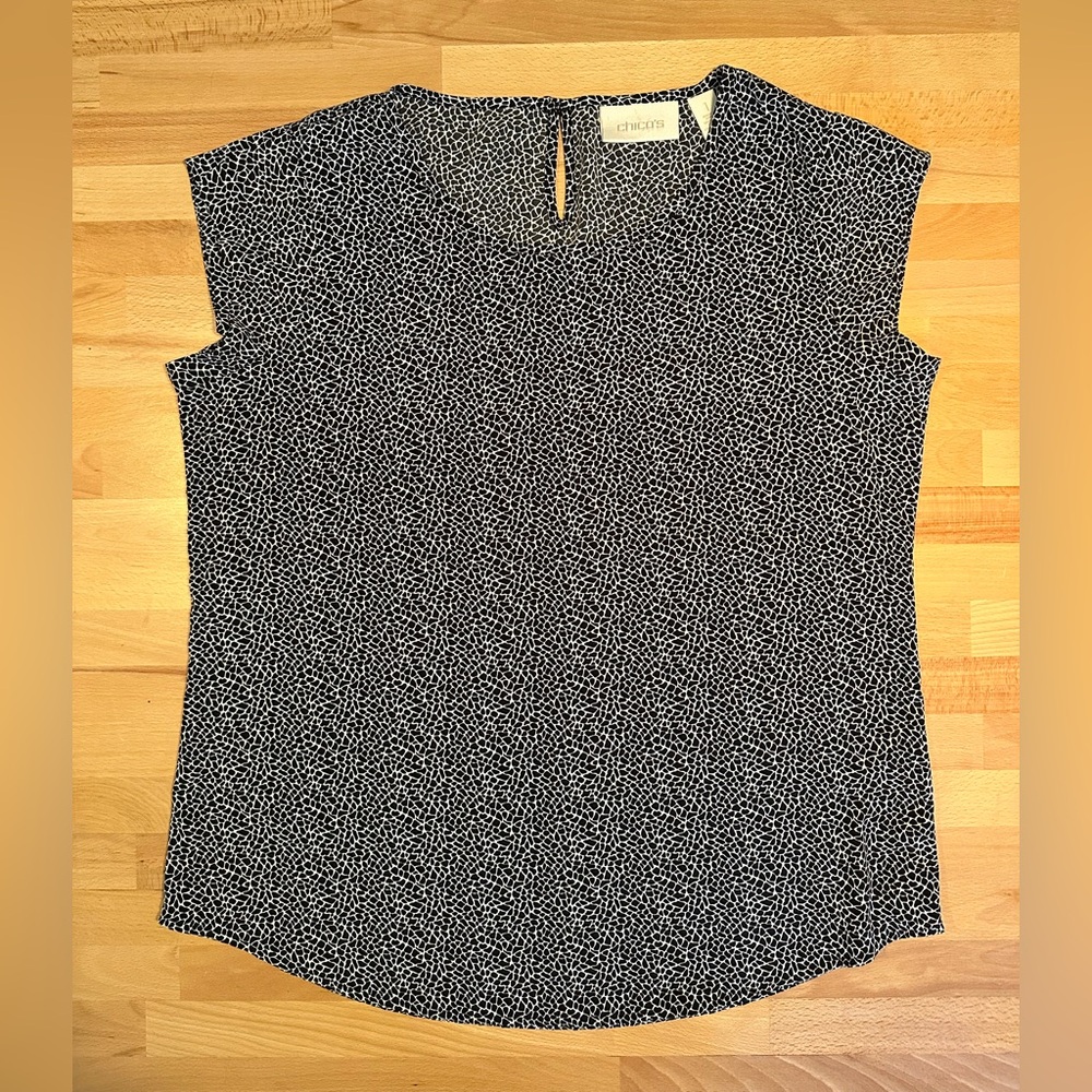 Chico's Mosaic Print Blouse